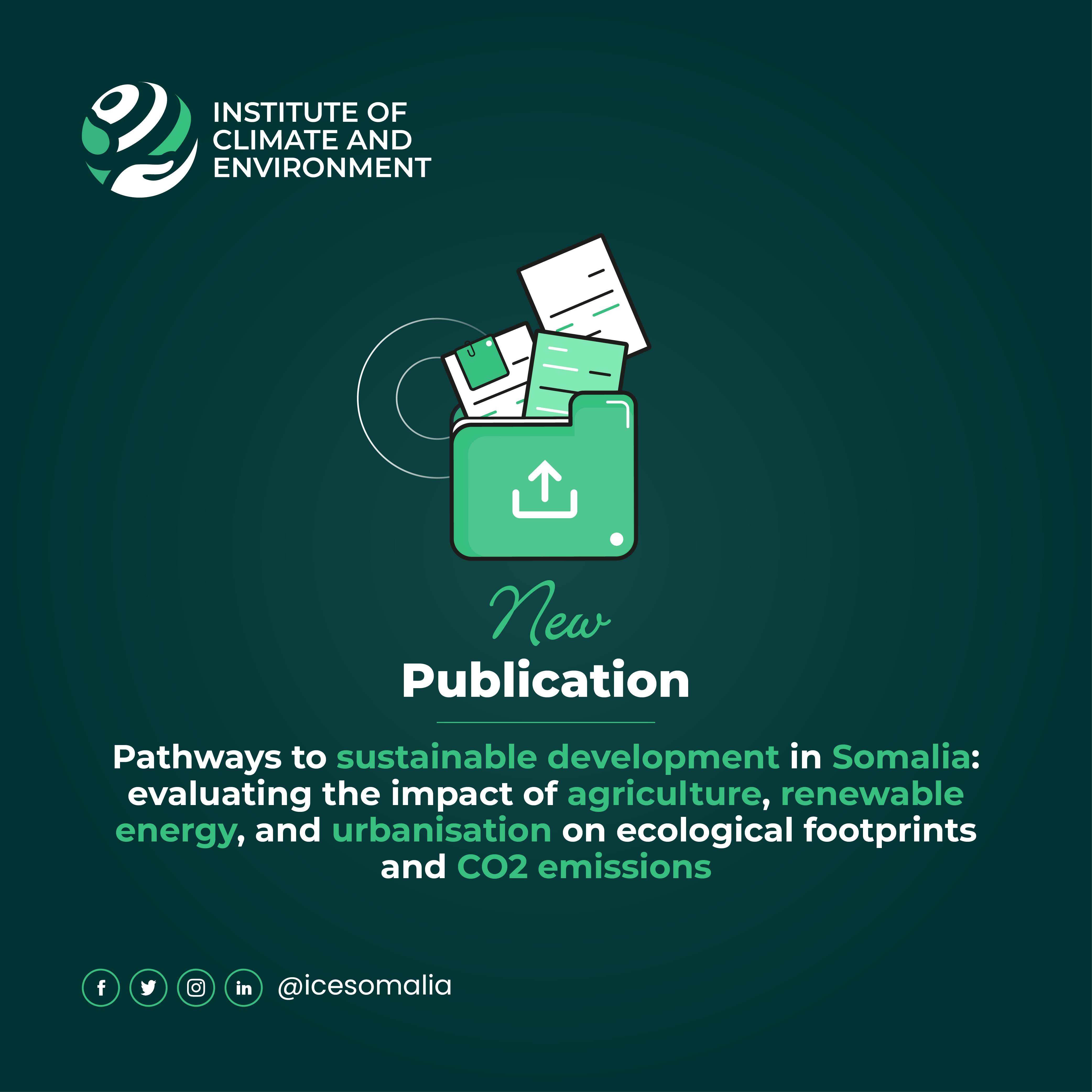 Pathways to sustainable development in Somalia: evaluating the impact of agriculture, renewable energy, and urbanisation on ecological footprints and CO2 emissions